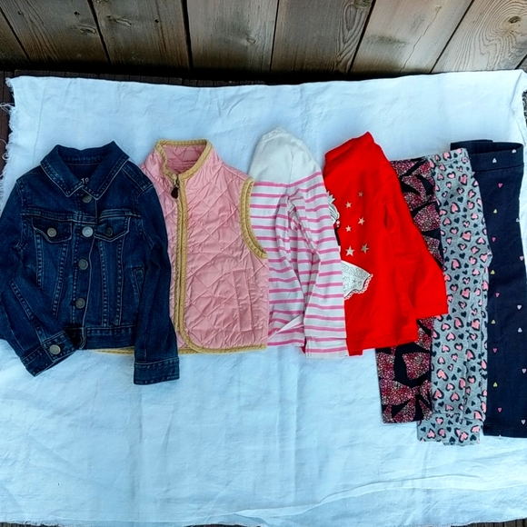 GAP Other - Girl Toddler Bundle 2T Fall, Denim Jacket Leggings